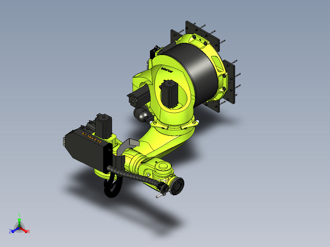 KR 500 FORTEC IGS STP正等轴测图