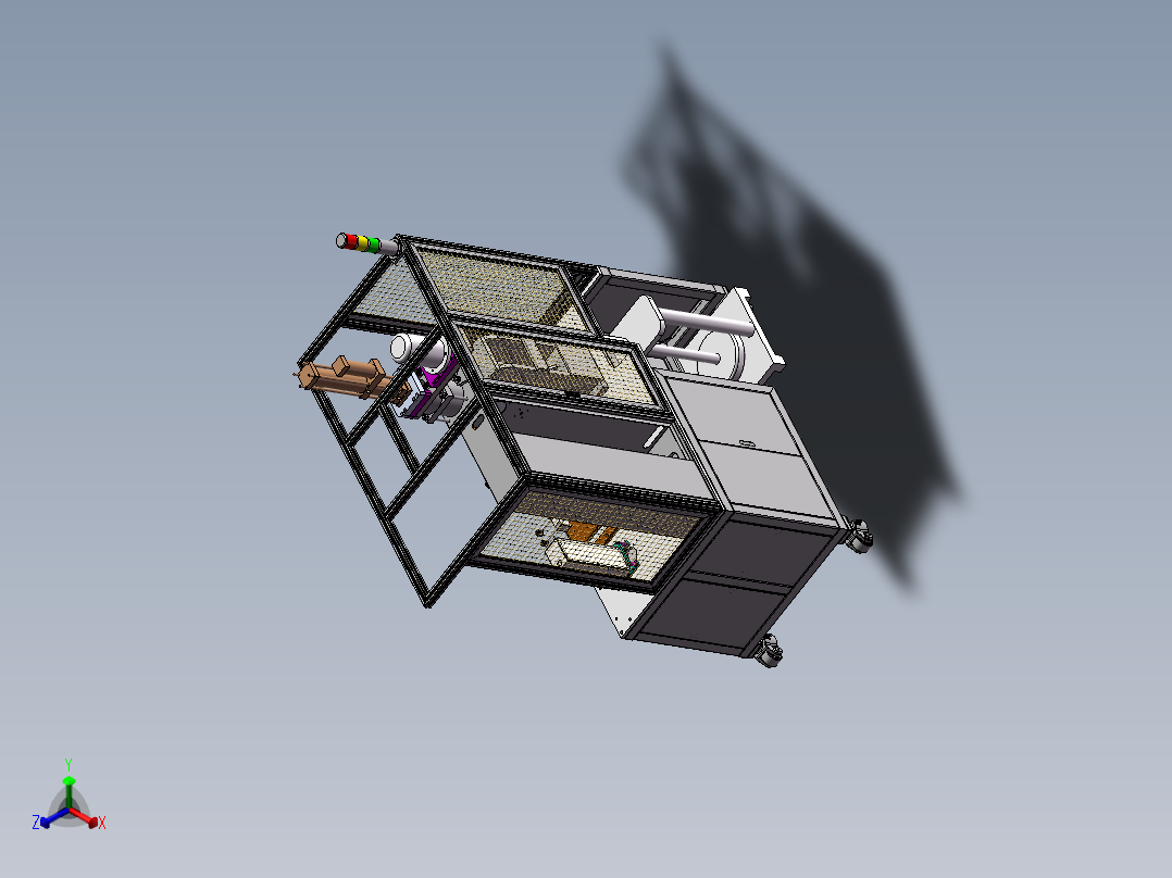 汽车转拉杆组装压球形罩&涂油正等轴测图