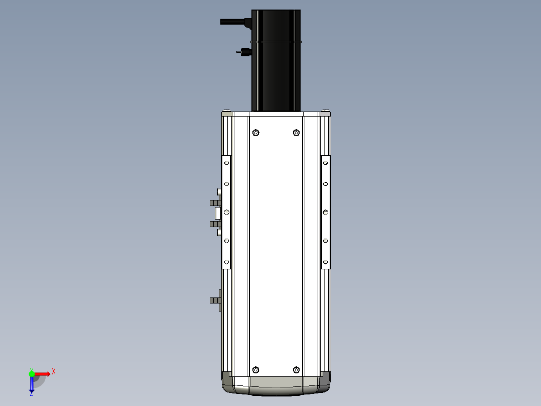 Toyo东佑达直线模组-ETH14-100-BC-200W+煞車俯视图