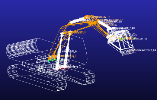 普通挖掘机动臂机构设计与运动分析缩略图