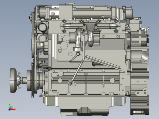 enginecumminsbfm2012c发动机前视缩略图