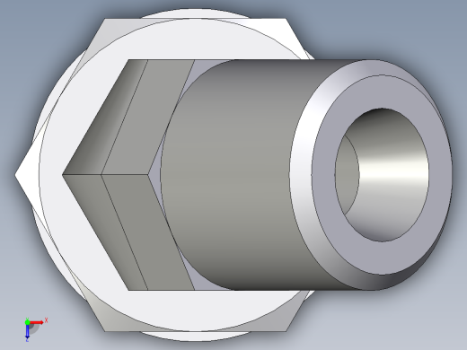卡套式工业通用硬管接头EO_Adjustable_locknut_45_deg_elbow_VEE06SROMDCF俯视缩略图