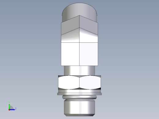 卡套式工业通用硬管接头EO_Adjustable_locknut_45_deg_elbow_VEE10SMOROMDCF左视缩略图