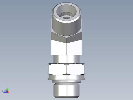 卡套式工业通用硬管接头EO_Adjustable_locknut_45_deg_elbow_VEE10SMOROMDCF右视缩略图