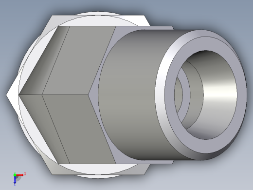 卡套式工业通用硬管接头EO_Adjustable_locknut_45_deg_elbow_VEE10SMOROMDCF俯视缩略图