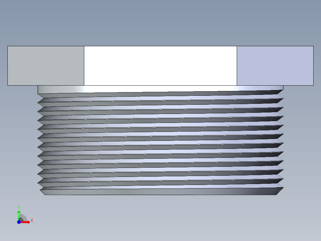 聚氯乙烯配件18-Sch80_ReducerBushing_MPTxFPT_839-250_2in x 1.25in前视图