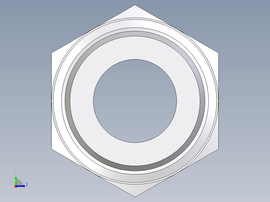 卡套式工业通用硬管接头EO_Male_Stud_connector_GE30SMCF左视图