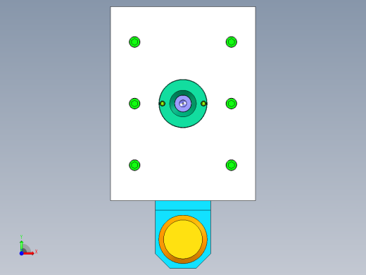 螺纹盖注塑模具设计含三维二维说明前视缩略图