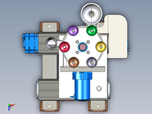 原料混合装置俯视缩略图