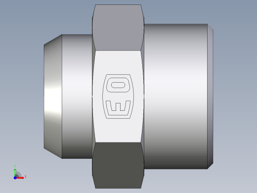 卡套式工业通用硬管接头EO_Weld_connector_AS30SX前视缩略图