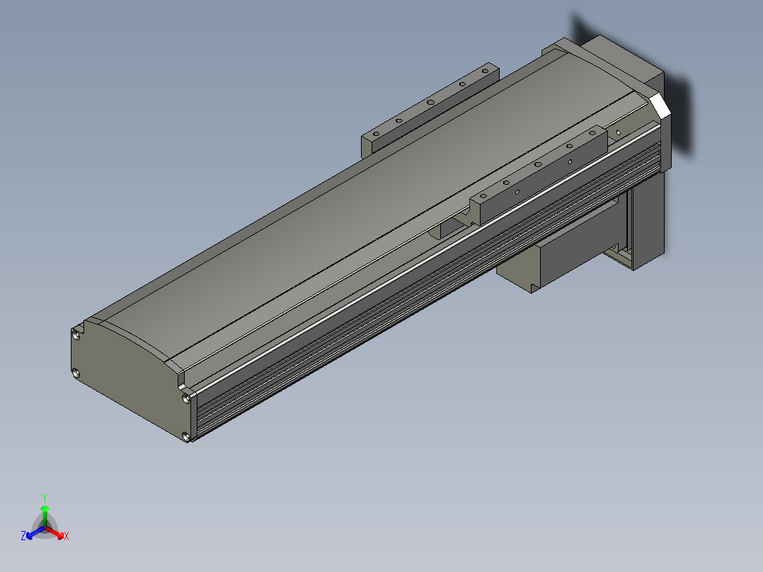 CCTL模组螺杆-TL135-S250-BM正等轴测图