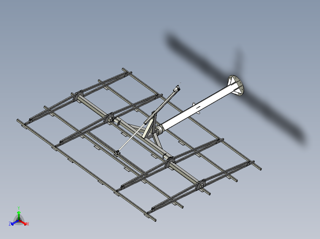 自动化控制的随动太阳能电池板跟踪平台