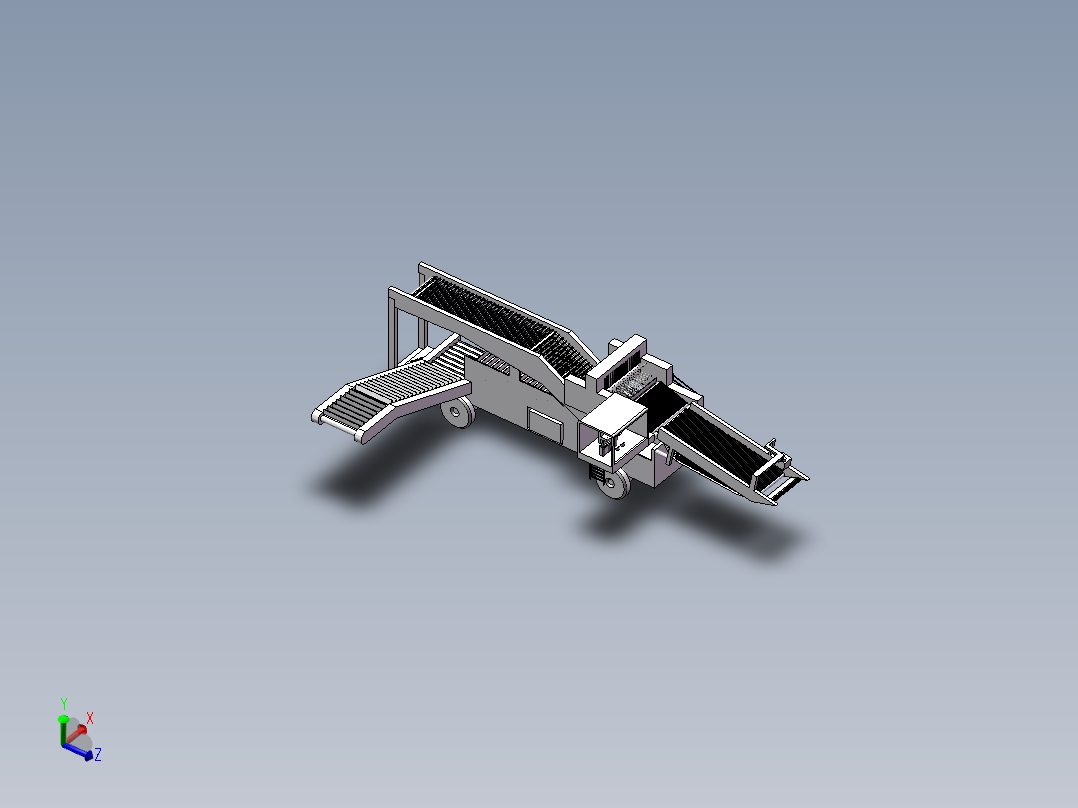 SolidWorks_番茄收获机