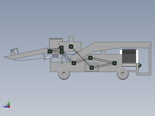 SolidWorks_番茄收获机右视缩略图