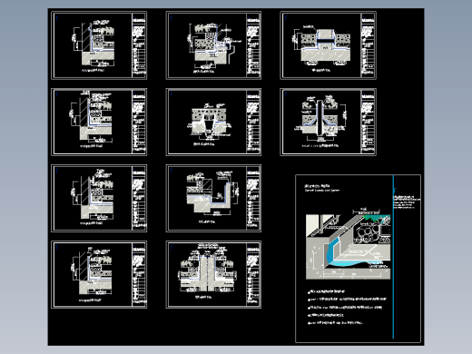 几种常见屋面防水工程标准大样节点图