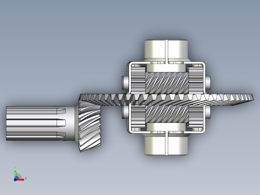 齿轮啮合 (142)前视缩略图