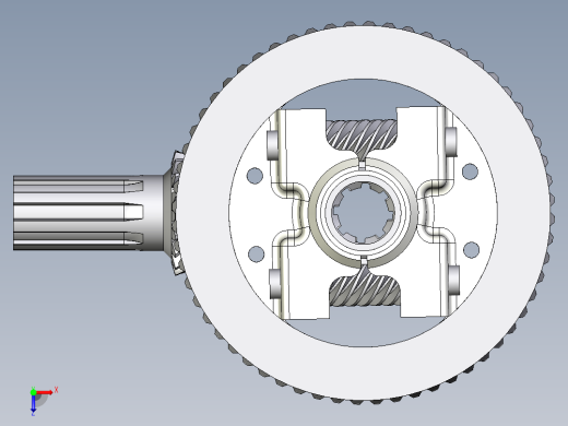 齿轮啮合 (142)俯视缩略图