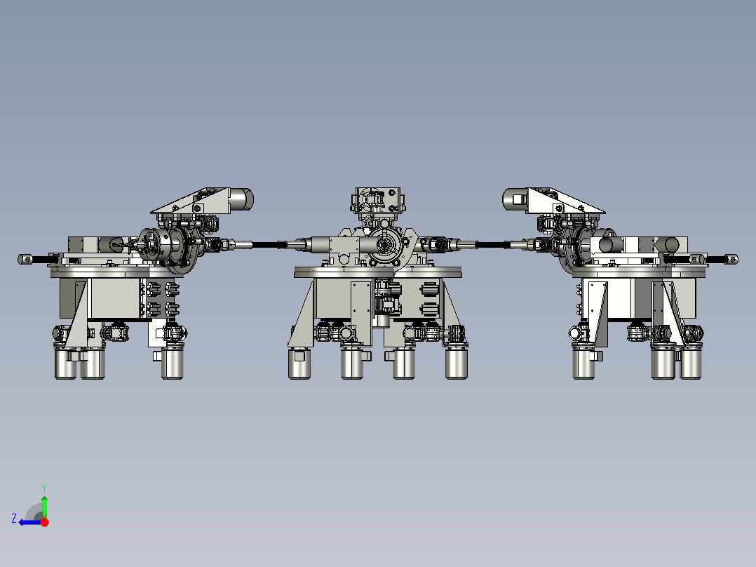 激光对冲机右视图