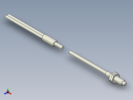 耐高温玻璃光纤_漫反射型FR-GW612_3D