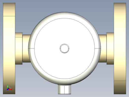 9DKPOMCP DA 气动隔膜阀双作用与固定法兰钻孔PN10 16。面对面根据EN 558-1 PP-H前视缩略图