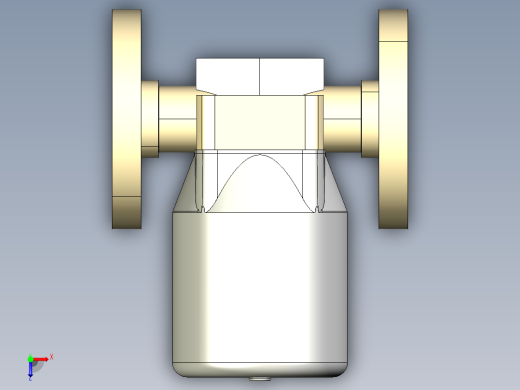 9DKPOMCP DA 气动隔膜阀双作用与固定法兰钻孔PN10 16。面对面根据EN 558-1 PP-H俯视缩略图