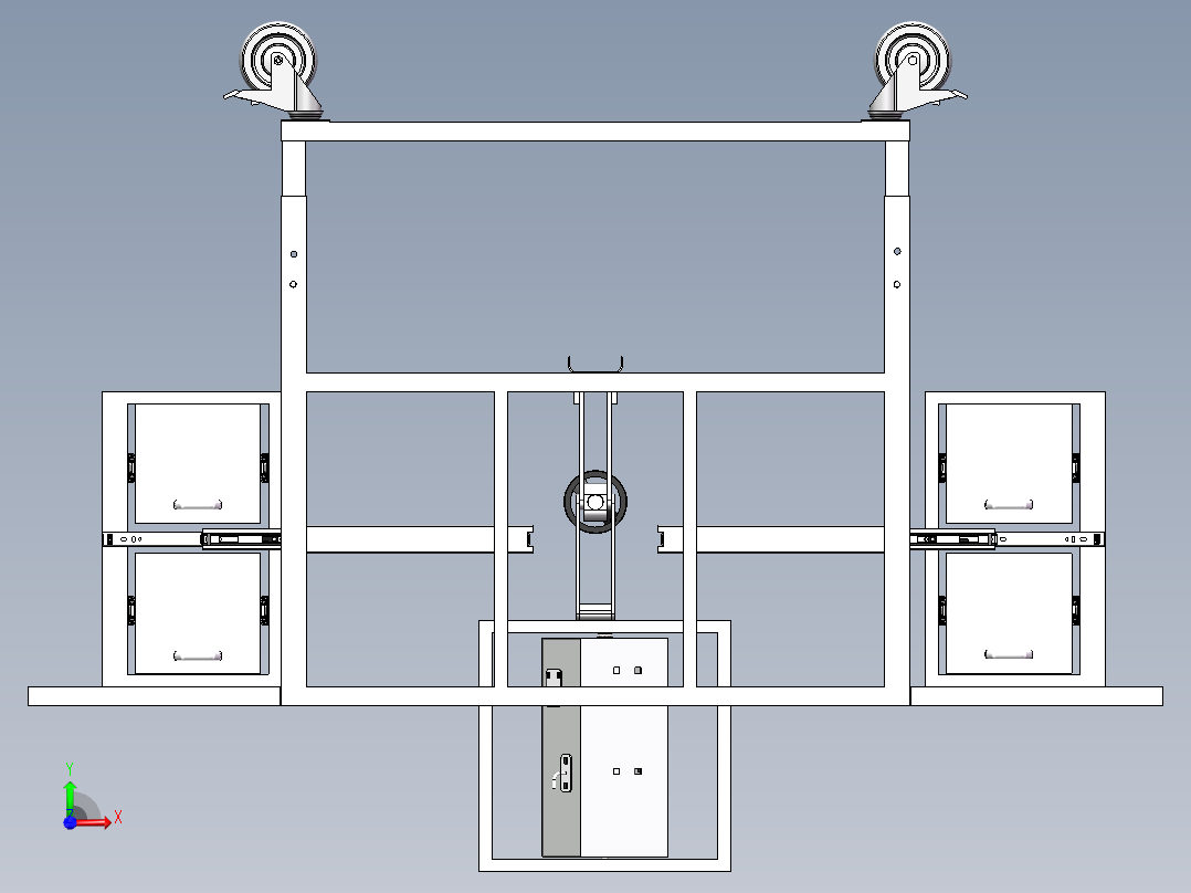 多功能工具台前视图