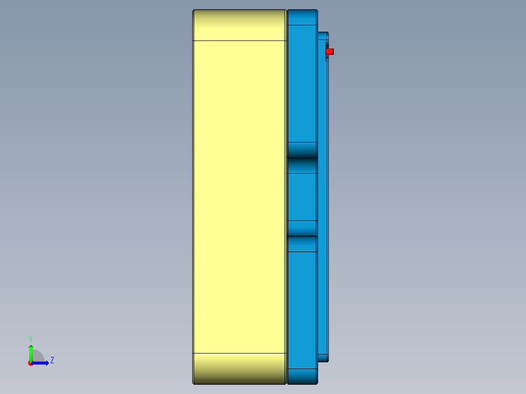 EDO30-A-笔记本CNC工装夹具三维模型CNC3-180620左视图