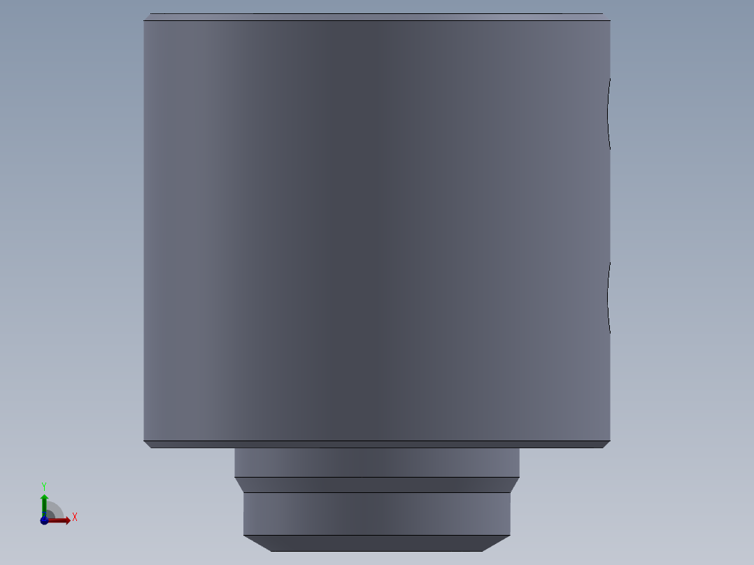 高压液压缸 95x80x21.5 mm前视图