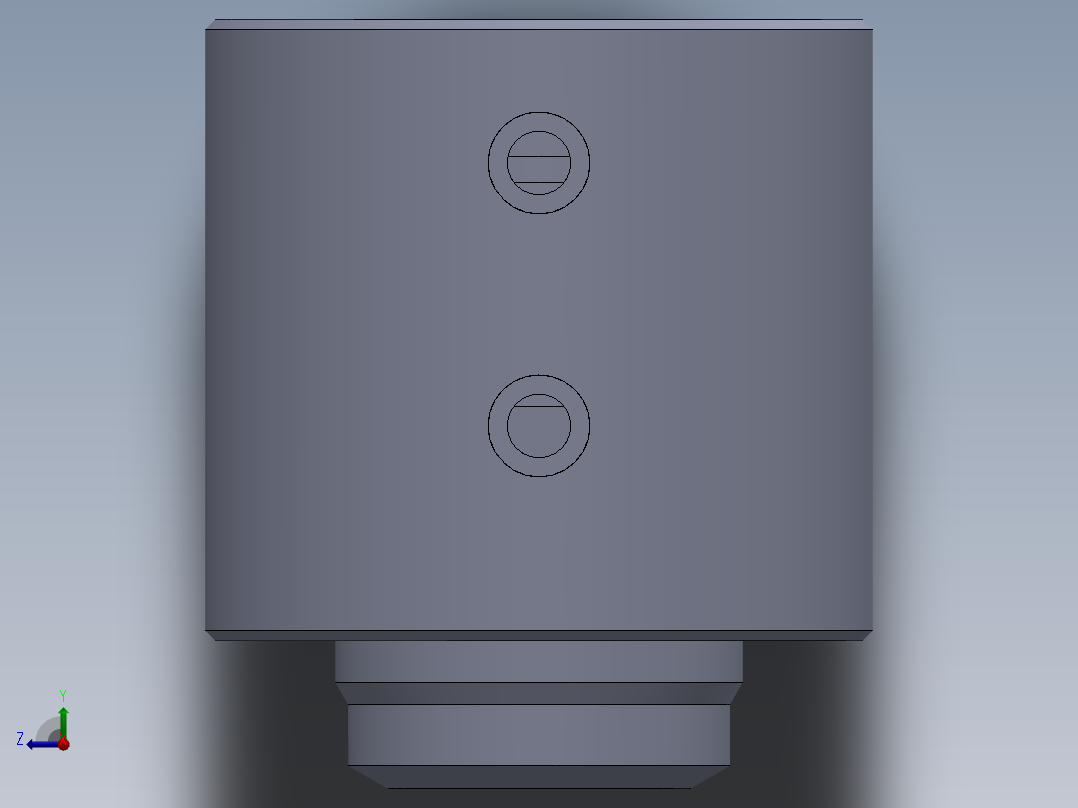 高压液压缸 95x80x21.5 mm右视图