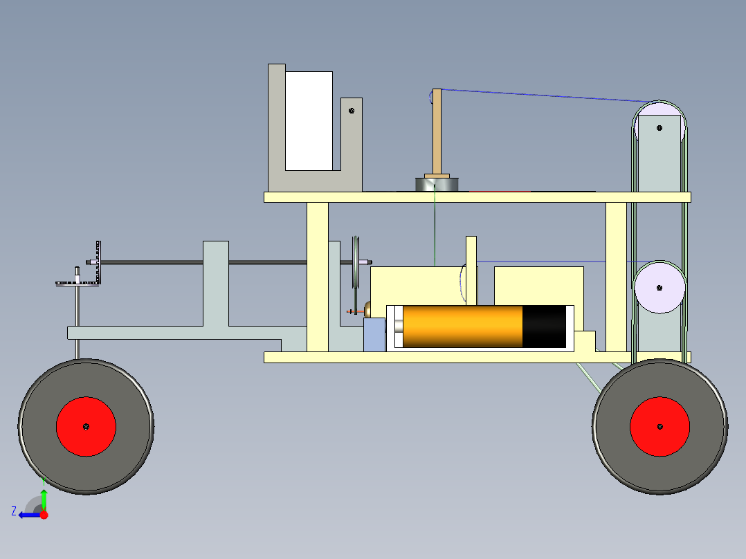 B3003329-自主行驶车辆右视图