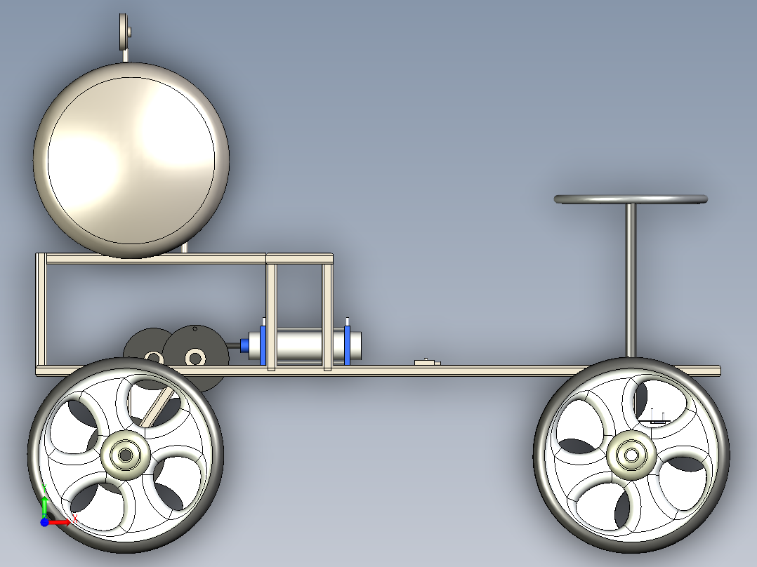 B3003955-气动车辆前视图