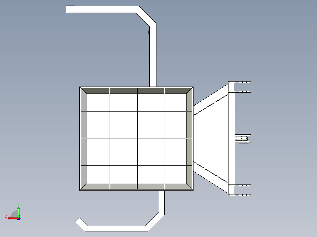 B2004523-木材劈木机 21吨后视图