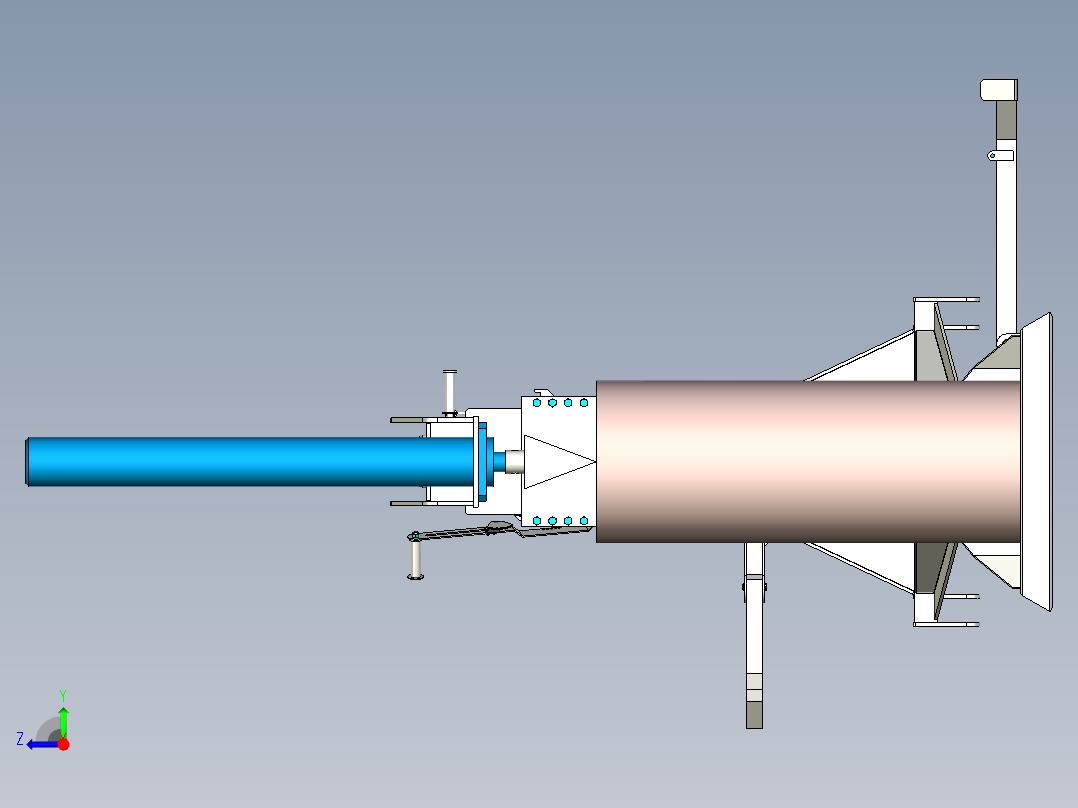 B2004523-木材劈木机 21吨右视图
