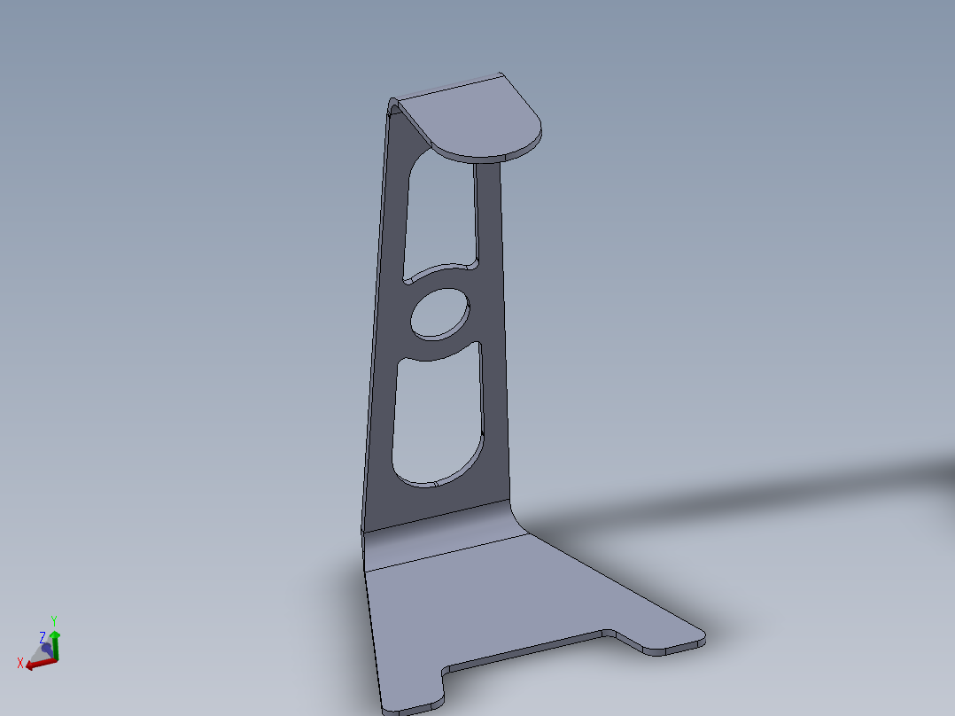 耳机支架金属板11