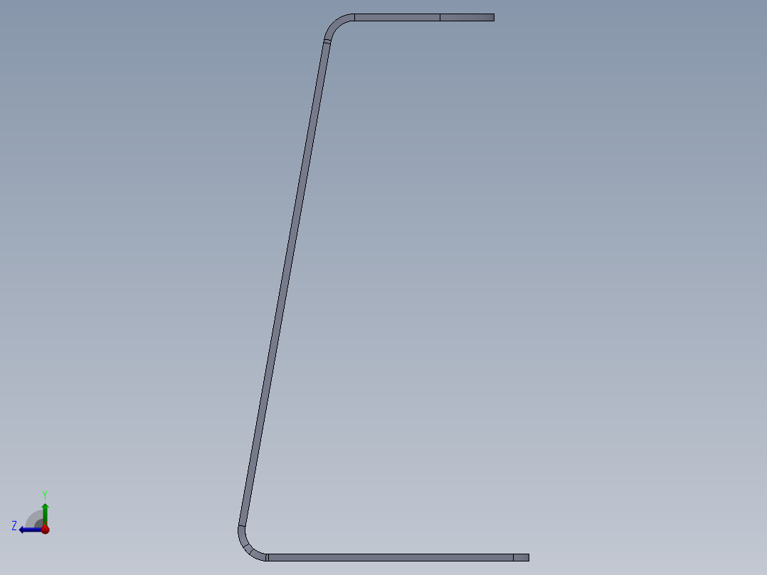 耳机支架金属板11右视图
