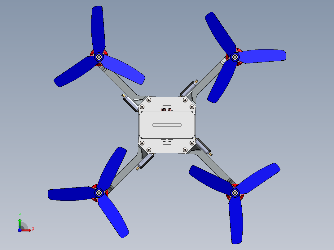 AeroXplorer 无人机前视图