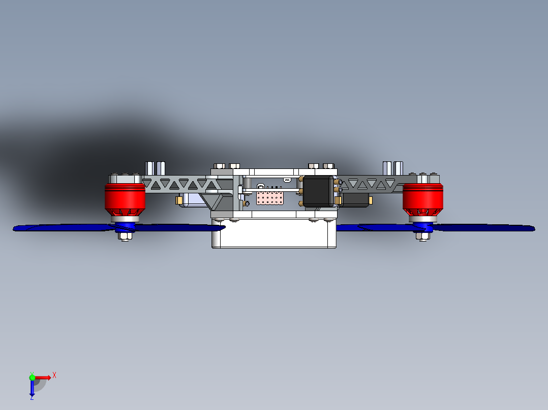 AeroXplorer 无人机俯视图