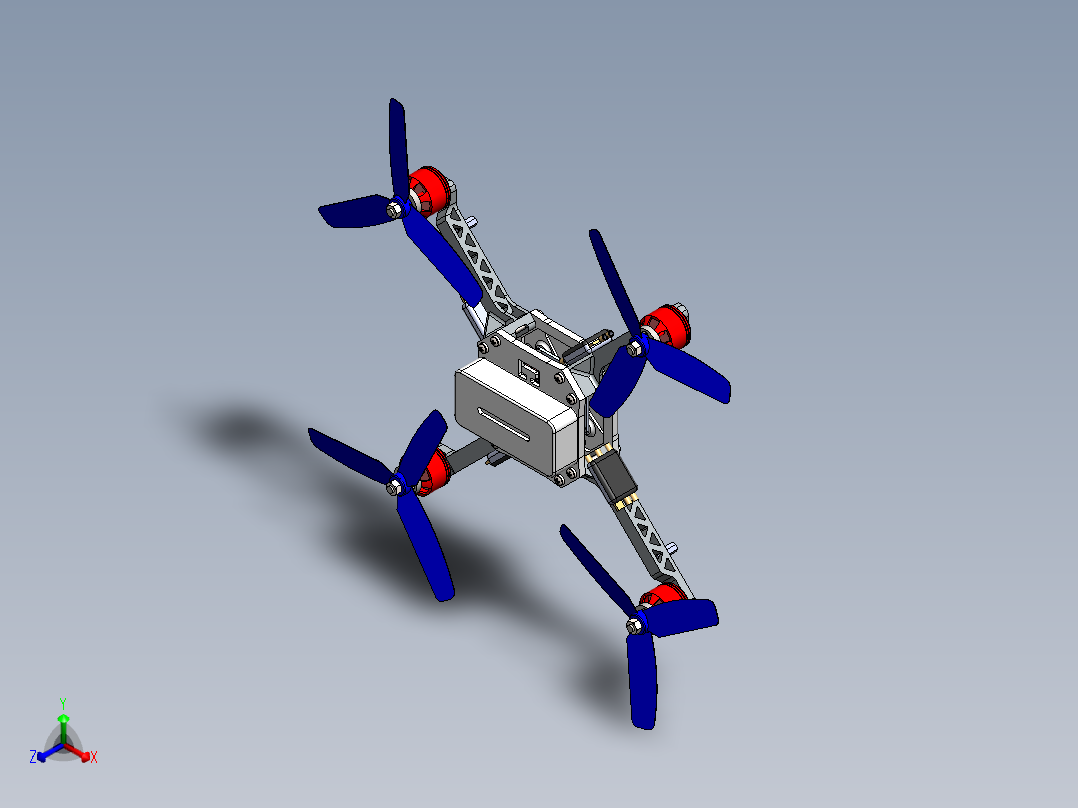 AeroXplorer 无人机正等轴测图