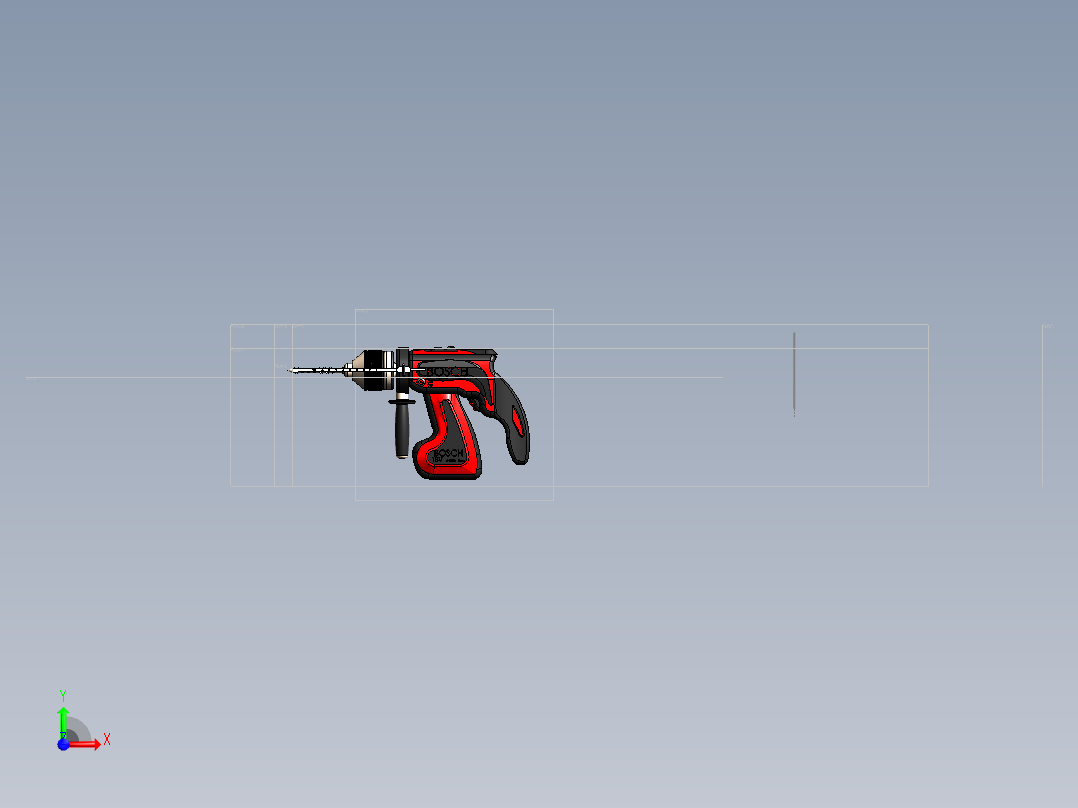 18V便携式电钻前视图