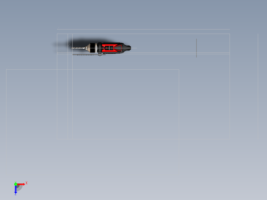 18V便携式电钻俯视图