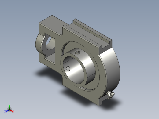 UCT214d70带滑块座外球面轴承