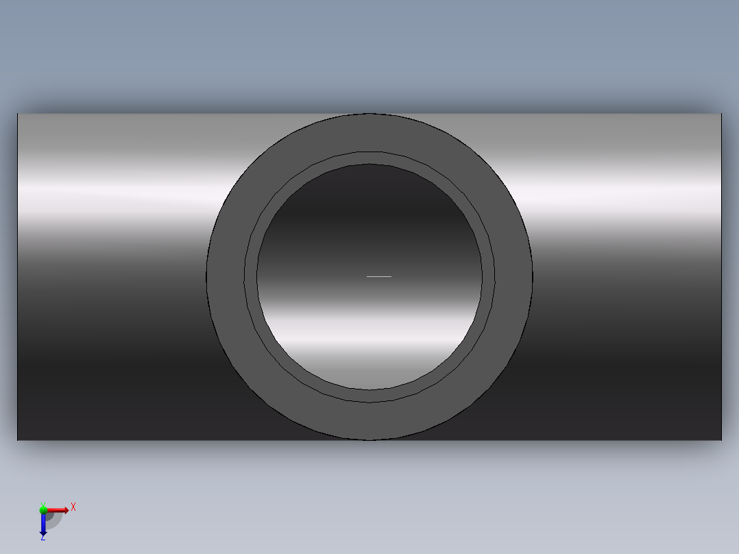 三通(Tee)俯视图