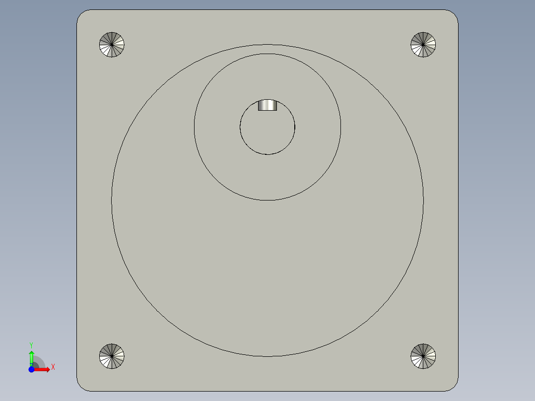 交流电机-5IK250RACM+5GN3K前视图