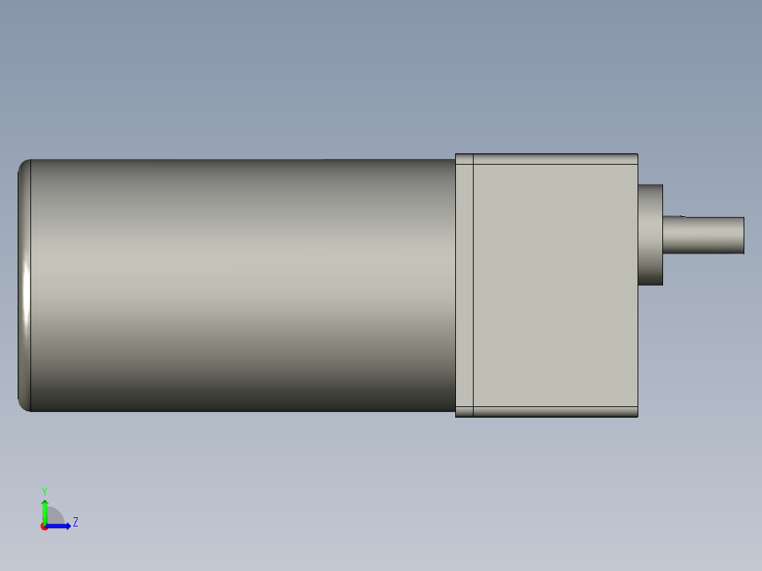 交流电机-5IK250RACM+5GN3K左视图