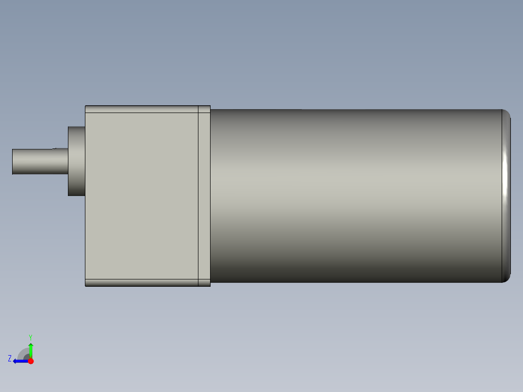 交流电机-5IK250RACM+5GN3K右视图