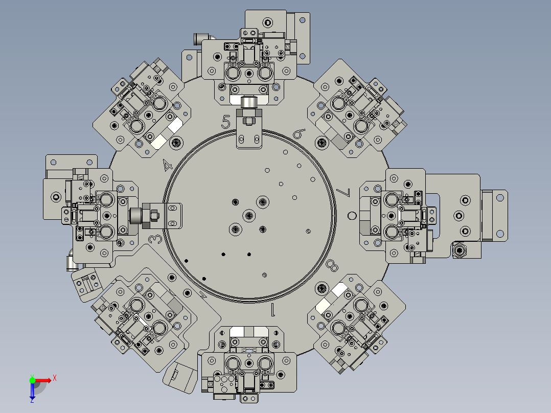 05-00转盘模组俯视图