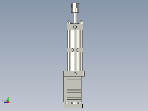 80X60-0-20倍力伸出可调汽缸右视缩略图