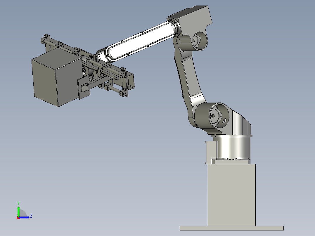 机械手搬运组件左视图
