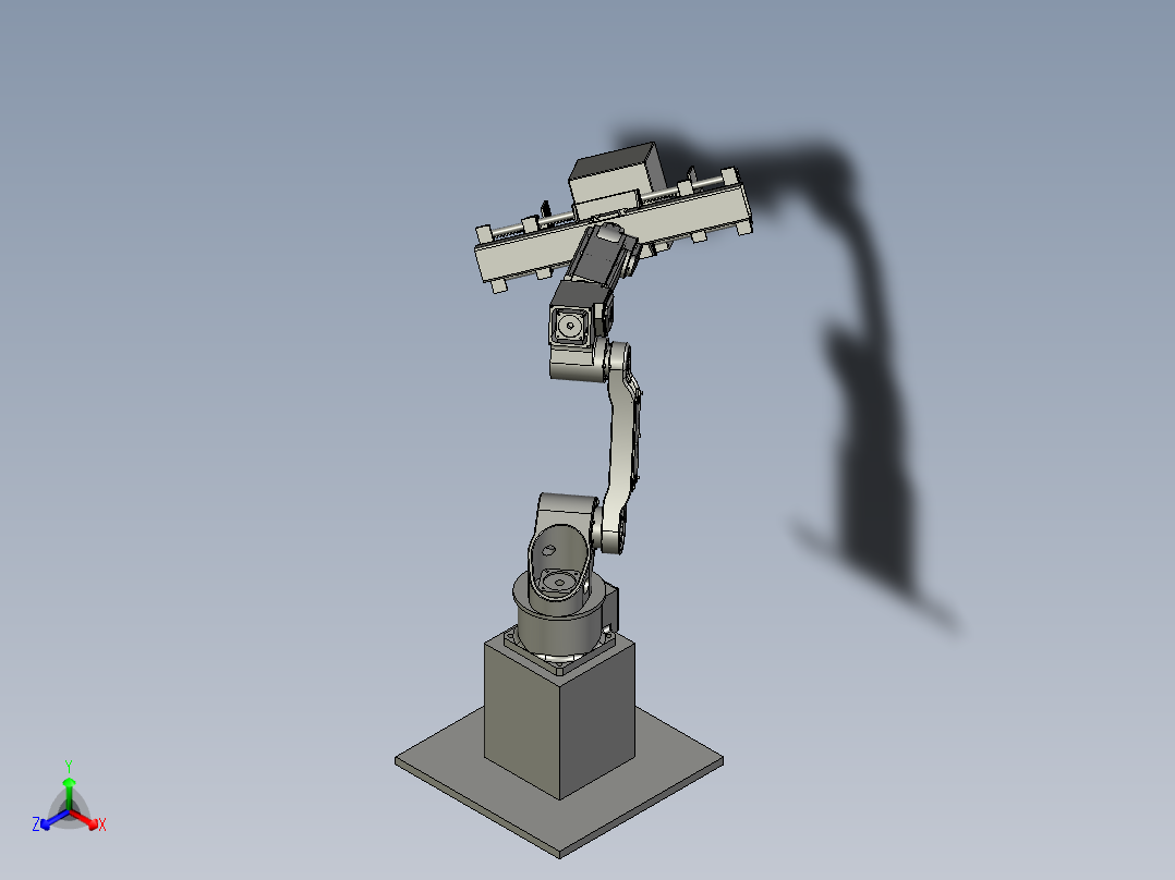 机械手搬运组件正等轴测图