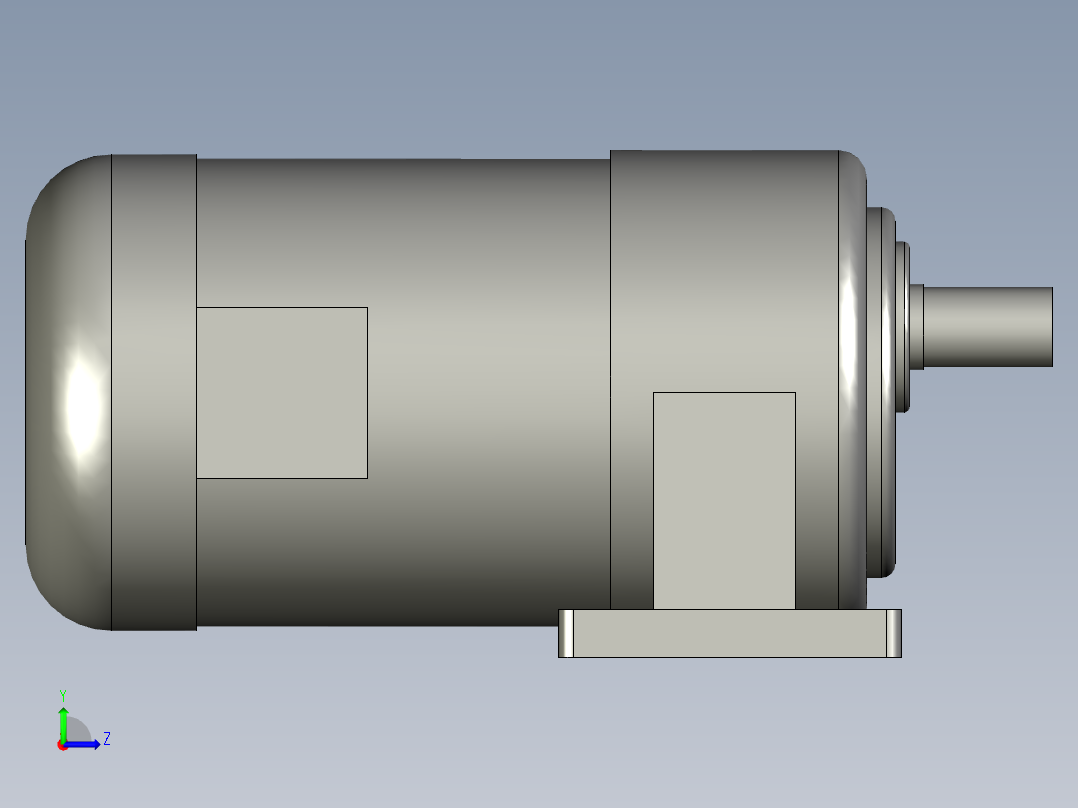 成邦400W电机15-90左视图